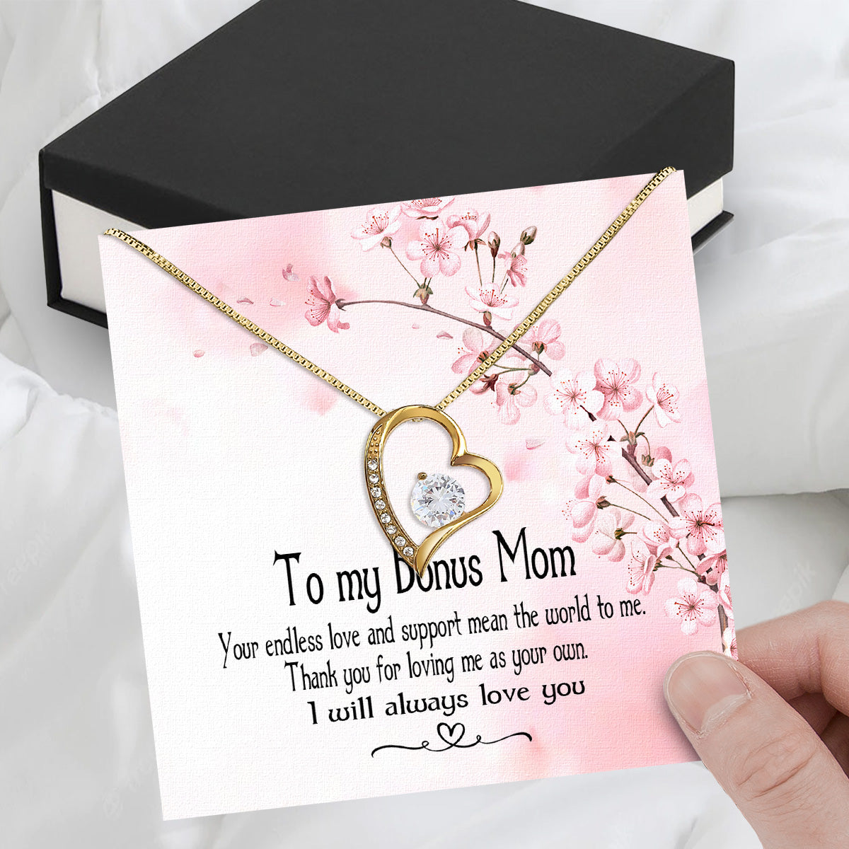 Bonus Mom Necklace: Honor the Heart That Chose You