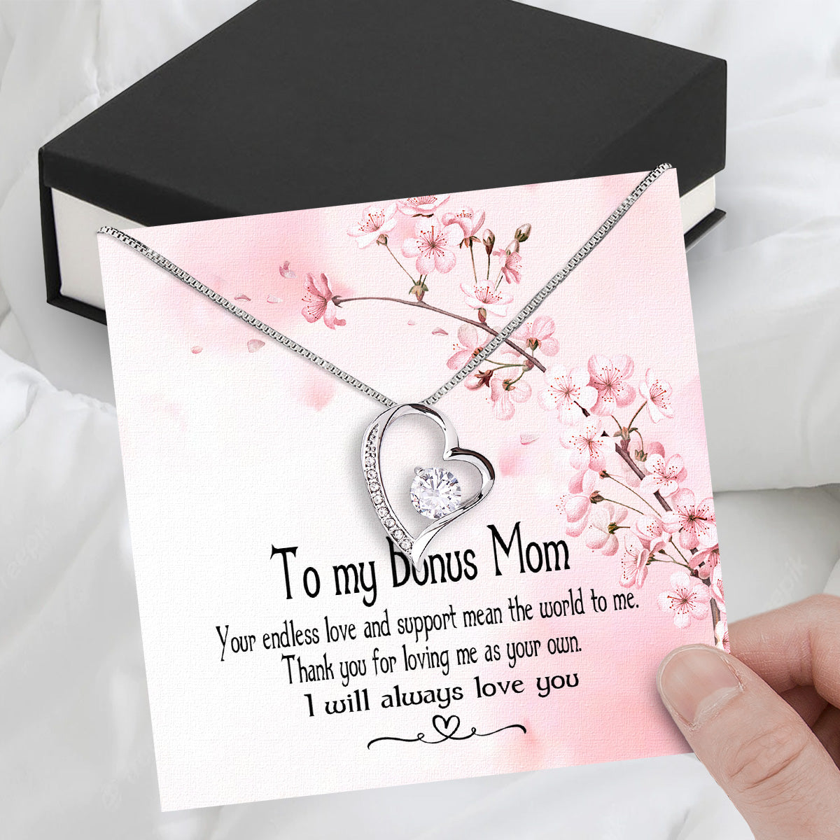 Bonus Mom Necklace: Honor the Heart That Chose You