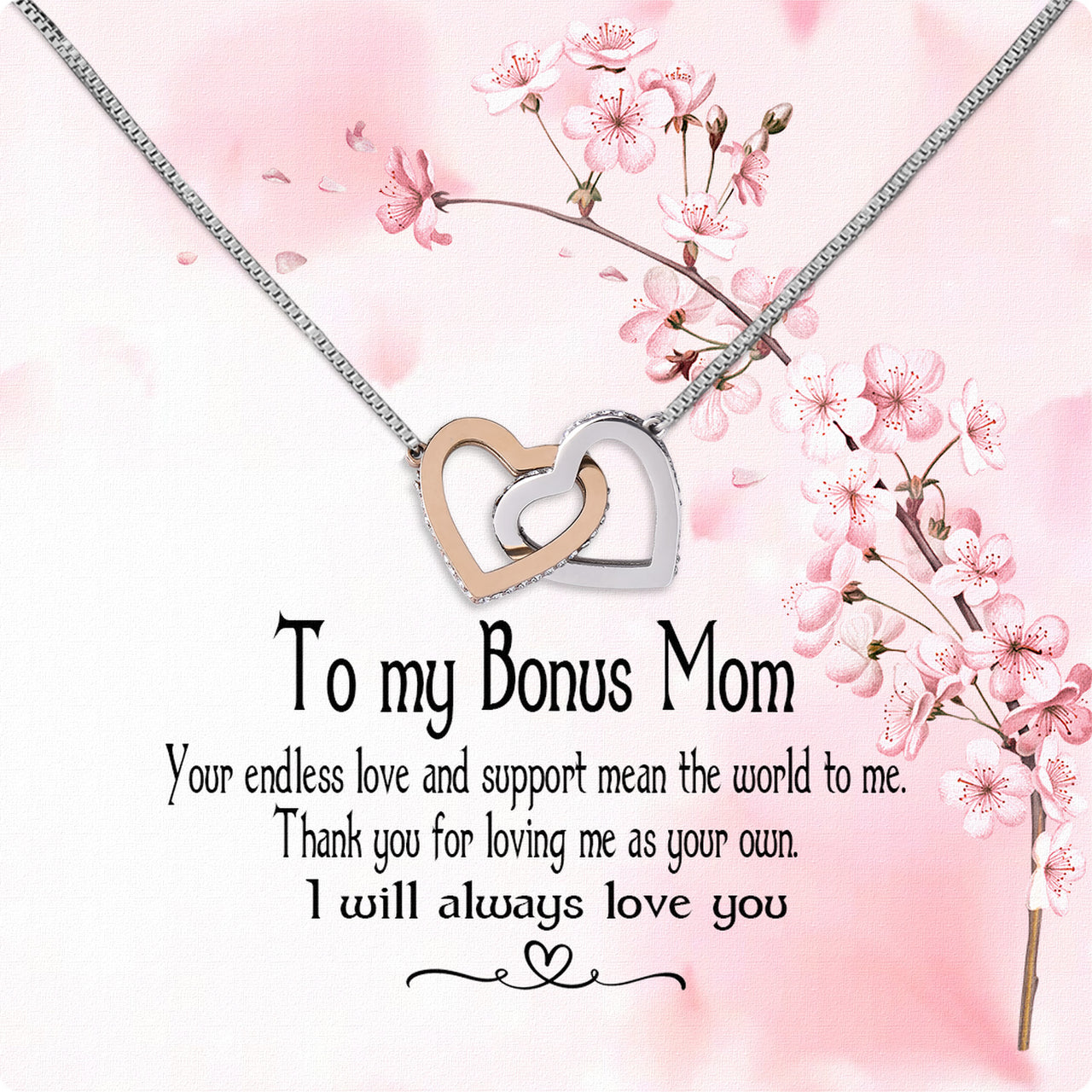 Bonus Mom Necklace: Honor the Heart That Chose You