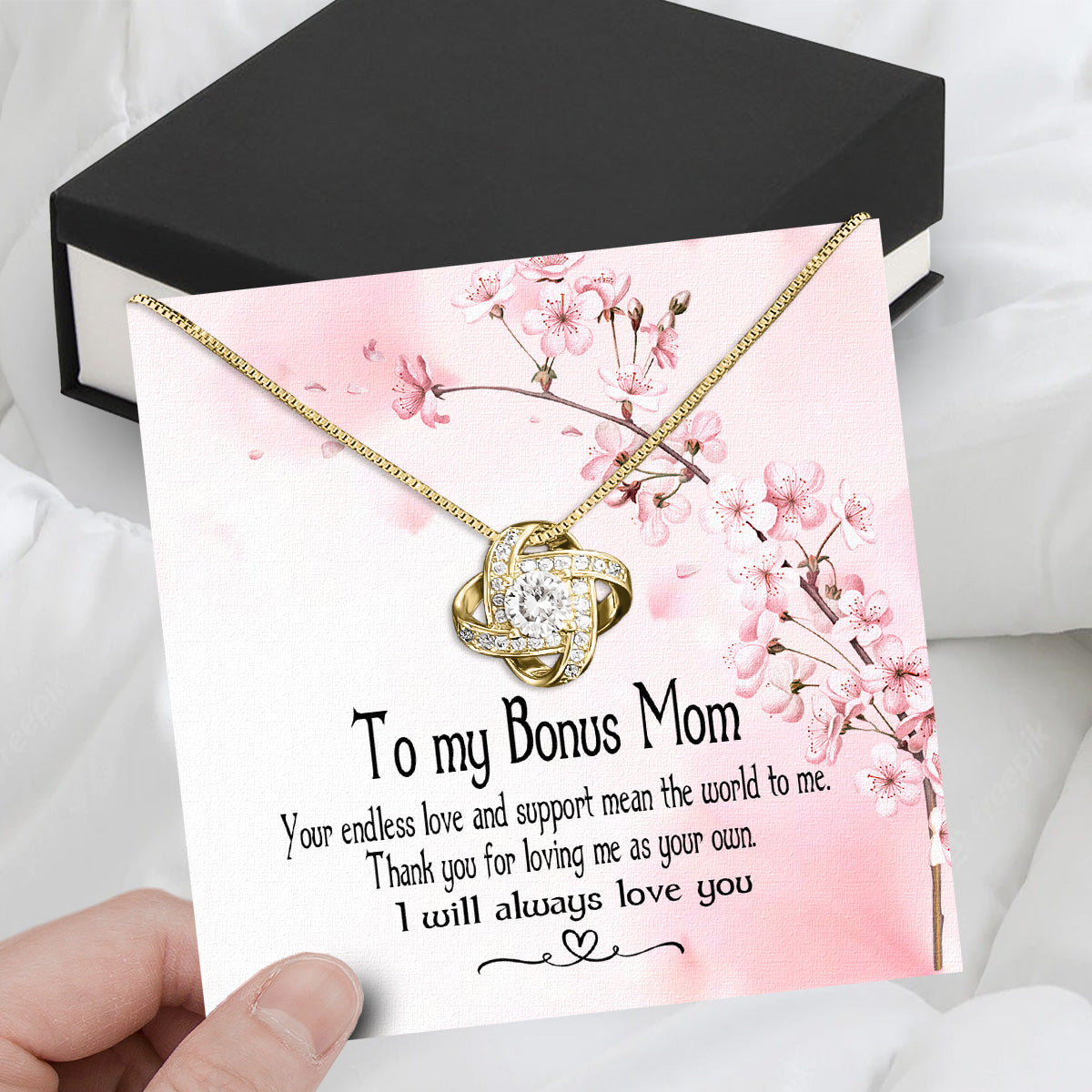 Bonus Mom Necklace: Honor the Heart That Chose You