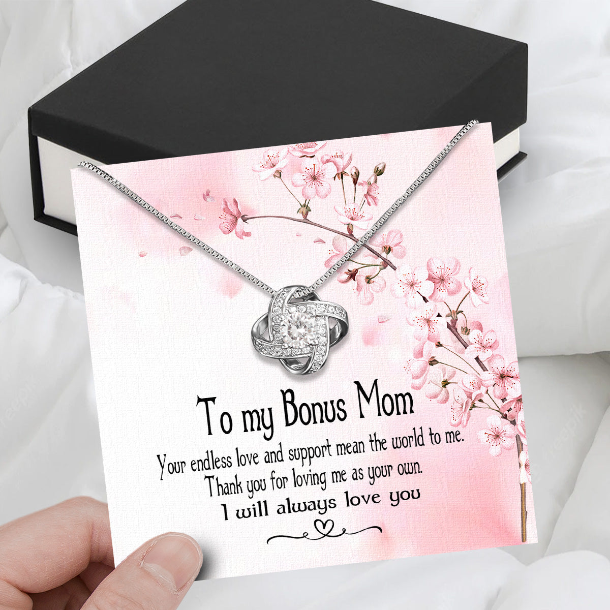 Bonus Mom Necklace: Honor the Heart That Chose You