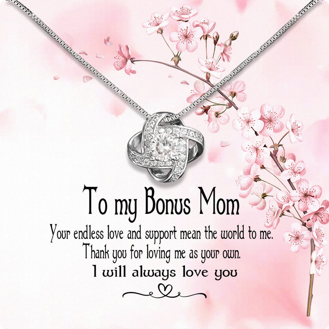 Bonus Mom Necklace: Honor the Heart That Chose You