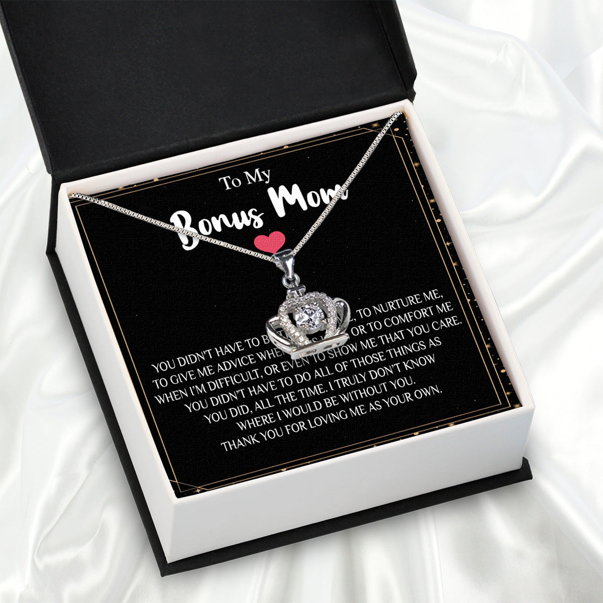 Bonus Mom Necklace: Honor the Heart That Chose You