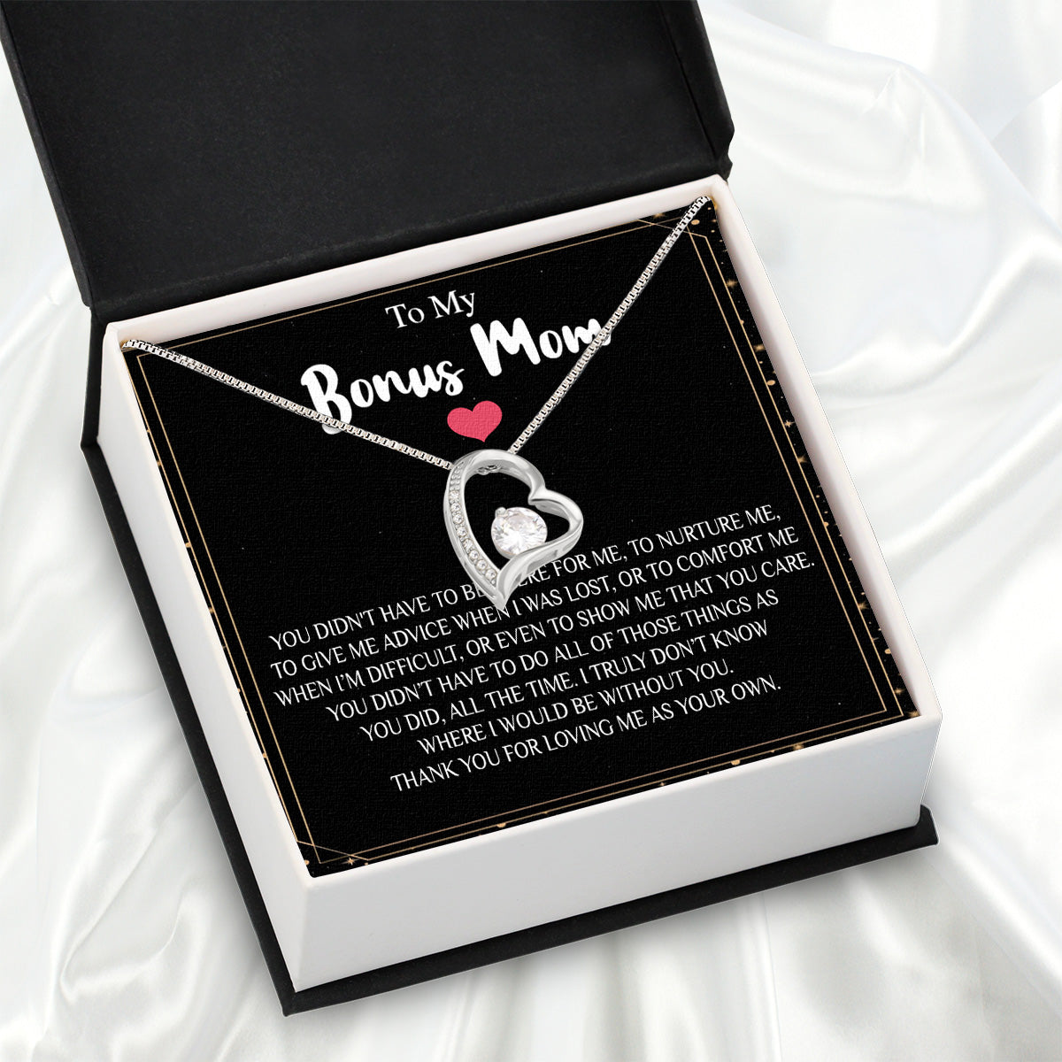 Bonus Mom Necklace: Honor the Heart That Chose You