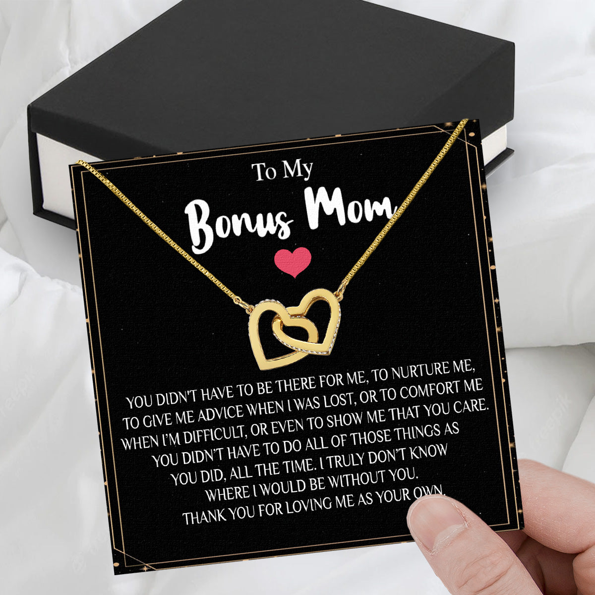 Bonus Mom Necklace: Honor the Heart That Chose You