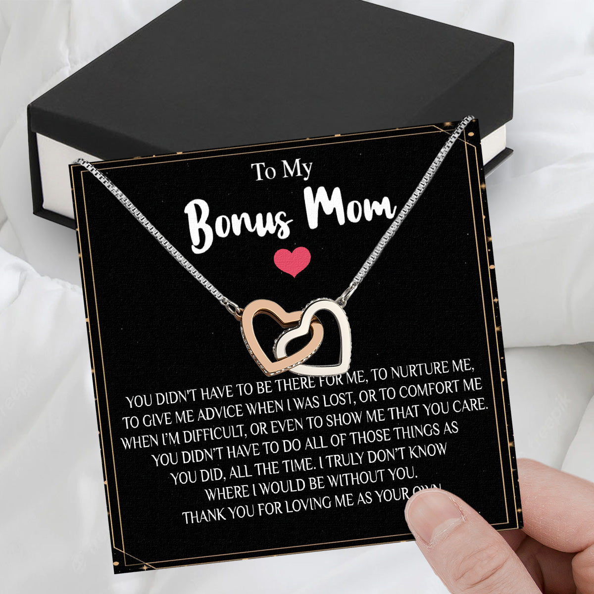 Bonus Mom Necklace: Honor the Heart That Chose You