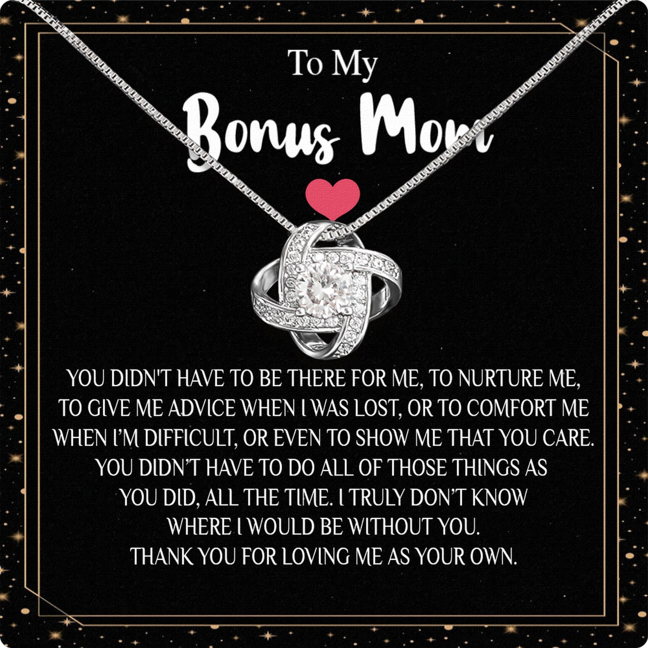 Bonus Mom Necklace: Honor the Heart That Chose You