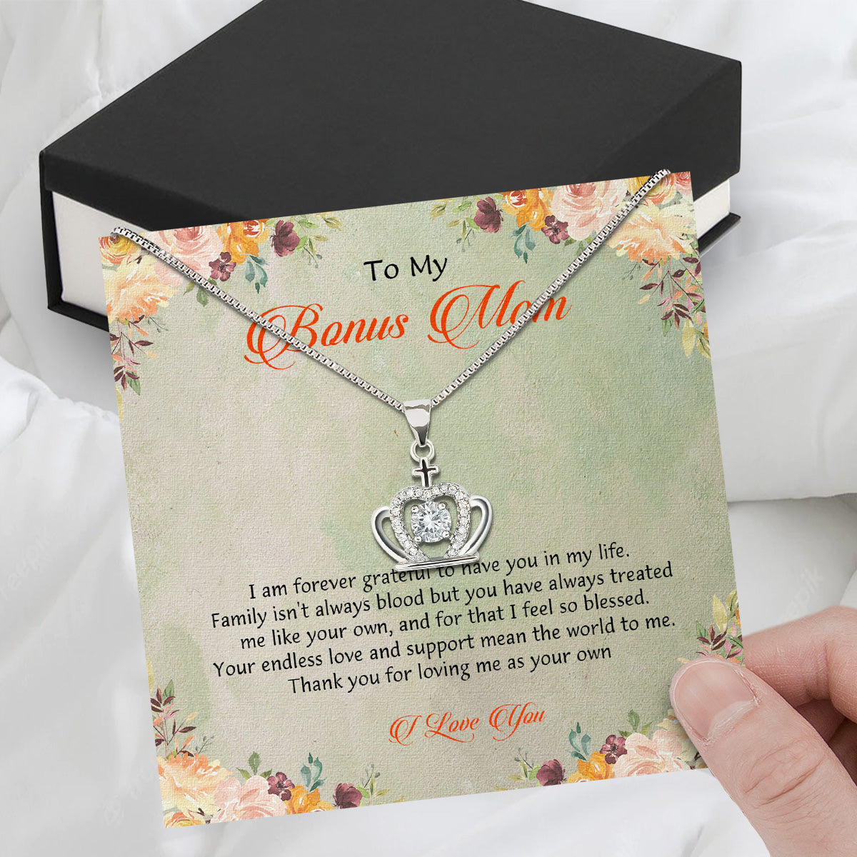 Bonus Mom Necklace: Honor the Heart That Chose You