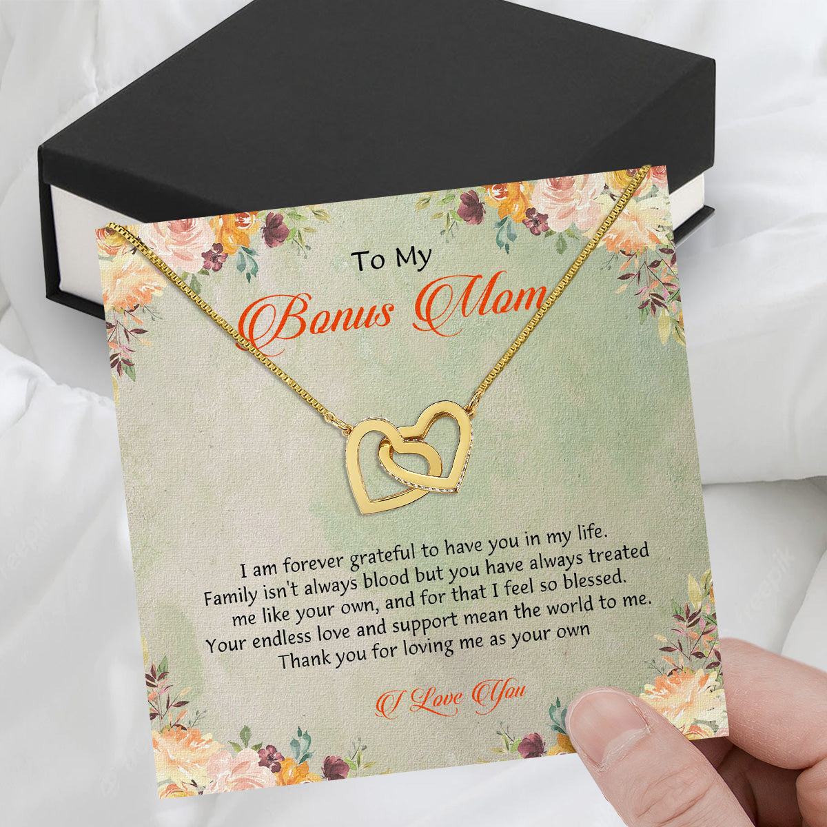 Bonus Mom Necklace: Honor the Heart That Chose You