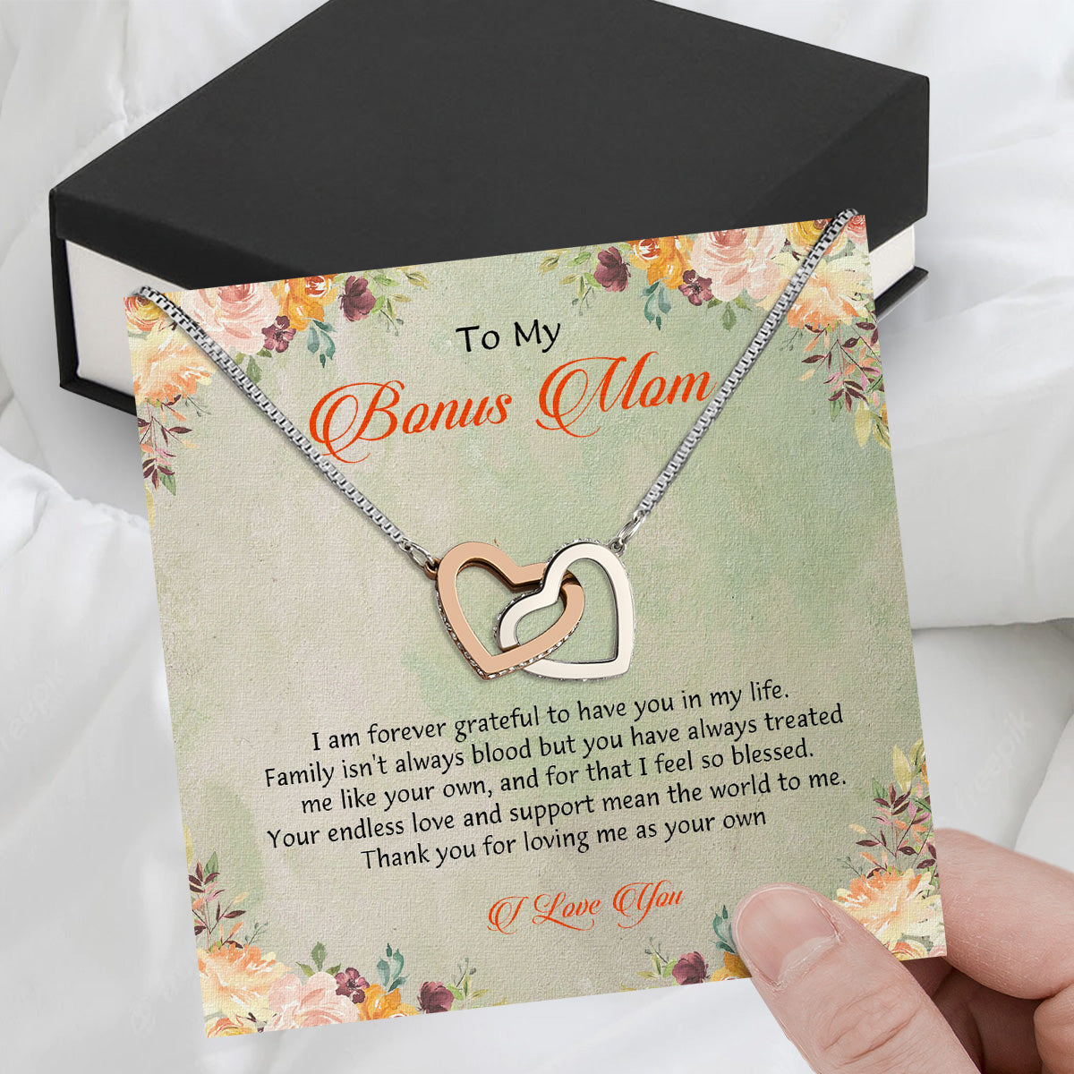 Bonus Mom Necklace: Honor the Heart That Chose You