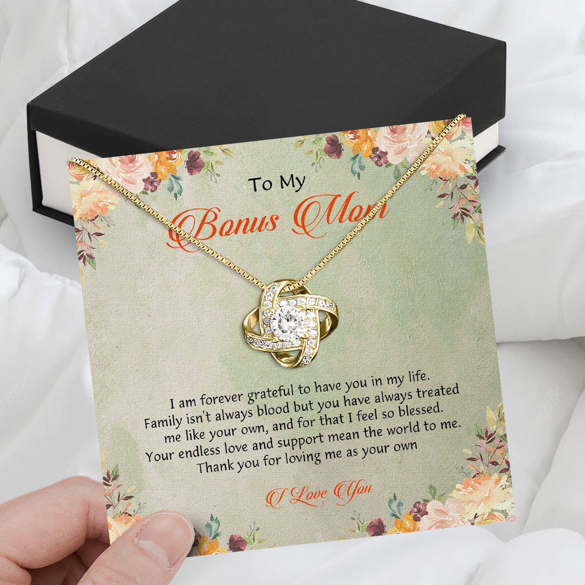 Bonus Mom Necklace: Honor the Heart That Chose You