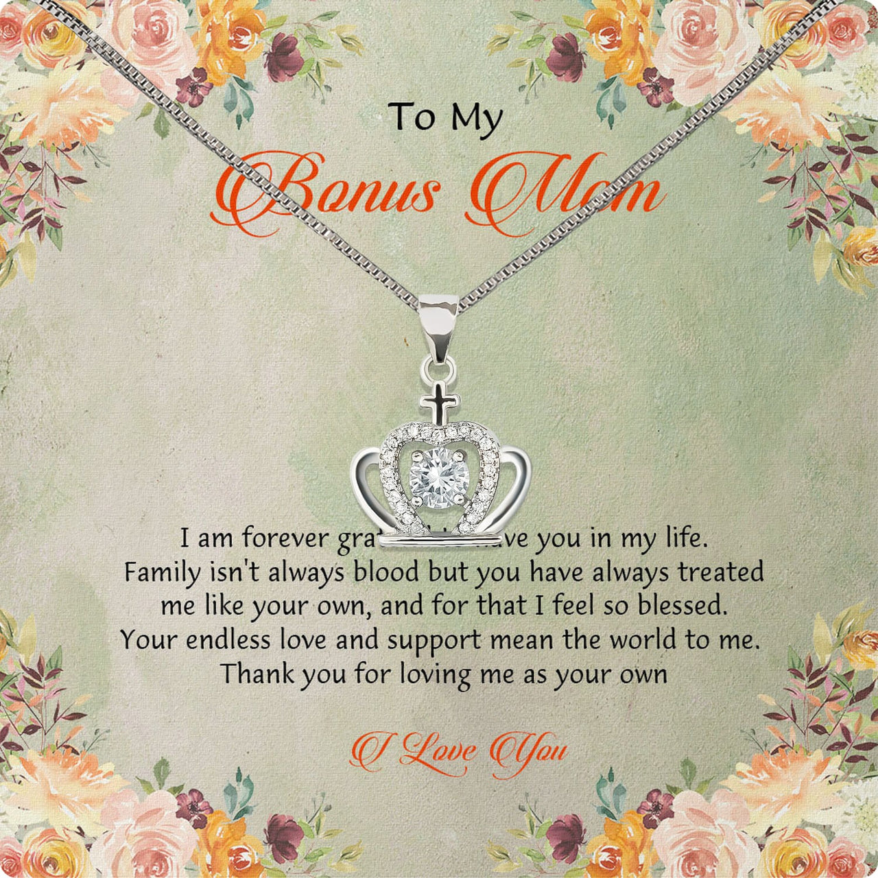 Bonus Mom Necklace: Honor the Heart That Chose You