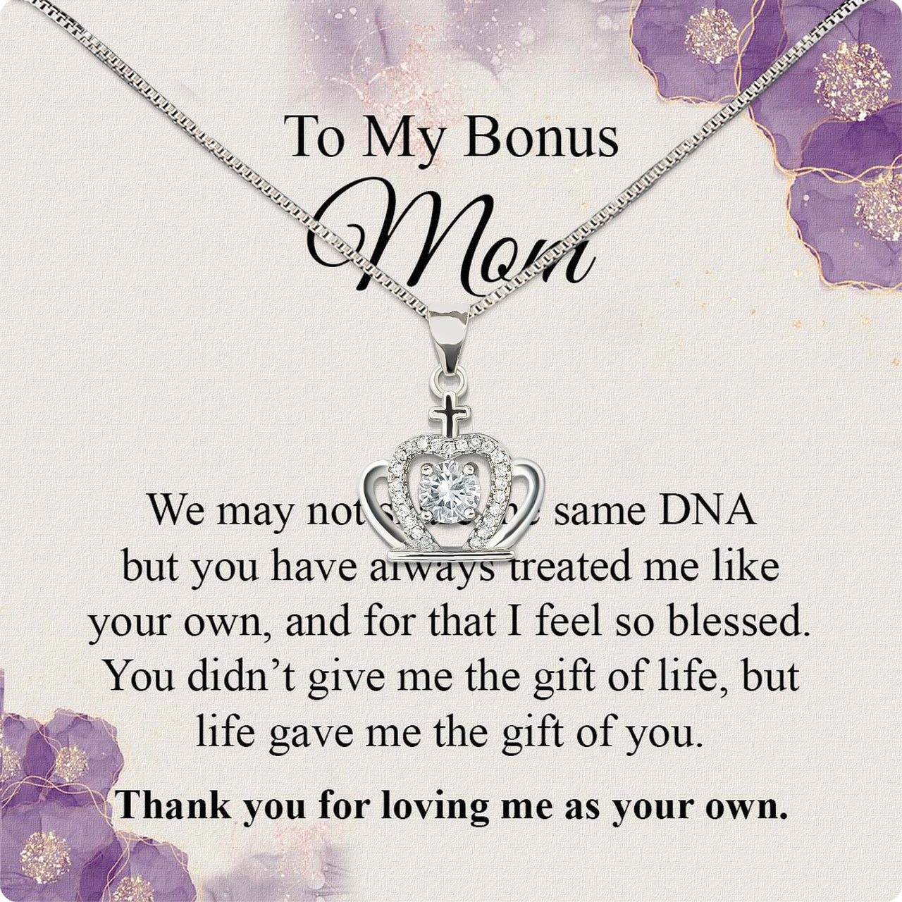 Bonus Mom Necklace: Honor the Heart That Chose You