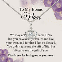 Thumbnail for Bonus Mom Necklace: Honor the Heart That Chose You