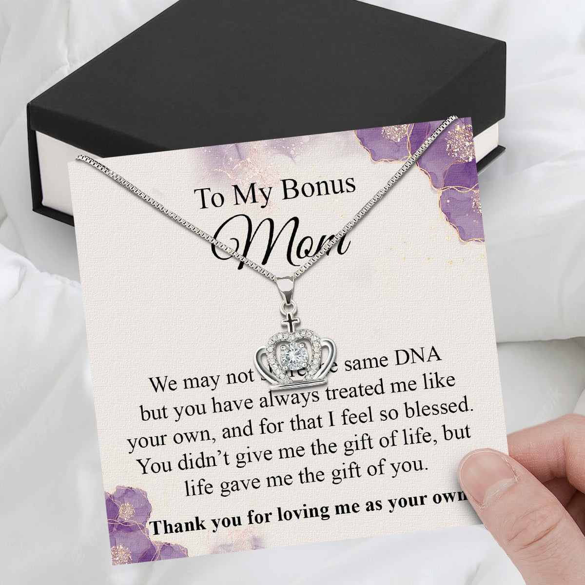 Bonus Mom Necklace: Honor the Heart That Chose You