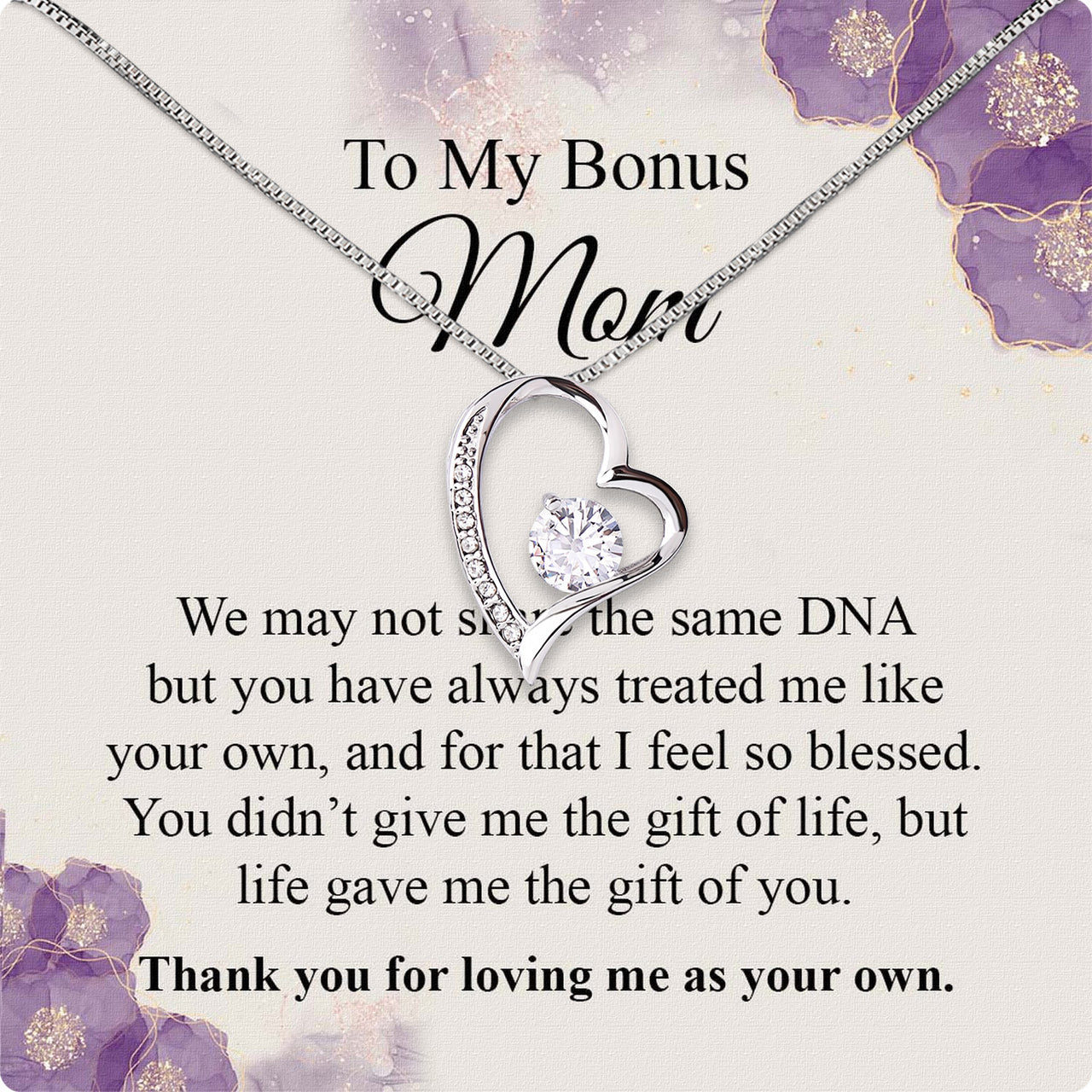 Bonus Mom Necklace: Honor the Heart That Chose You