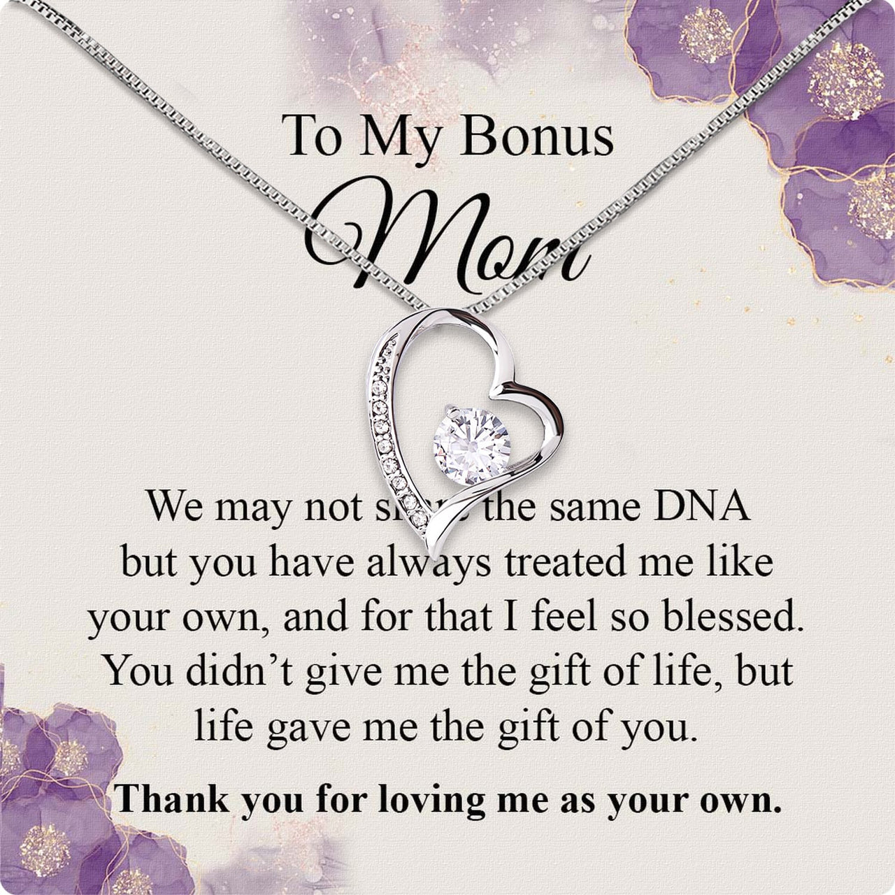 Bonus Mom Necklace: Honor the Heart That Chose You