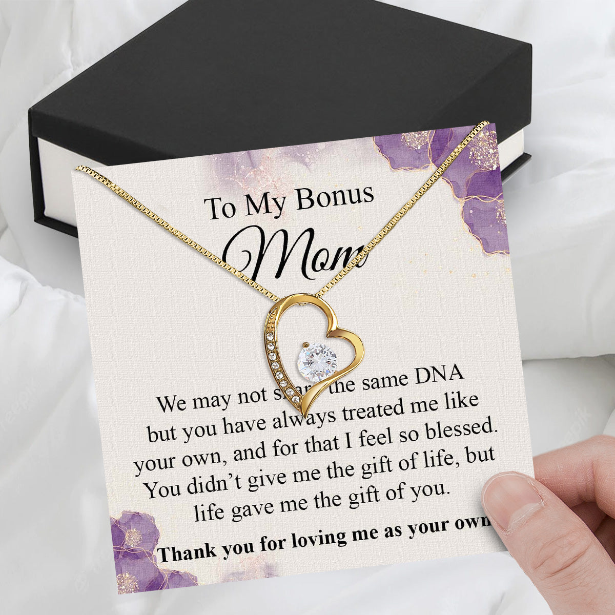 Bonus Mom Necklace: Honor the Heart That Chose You