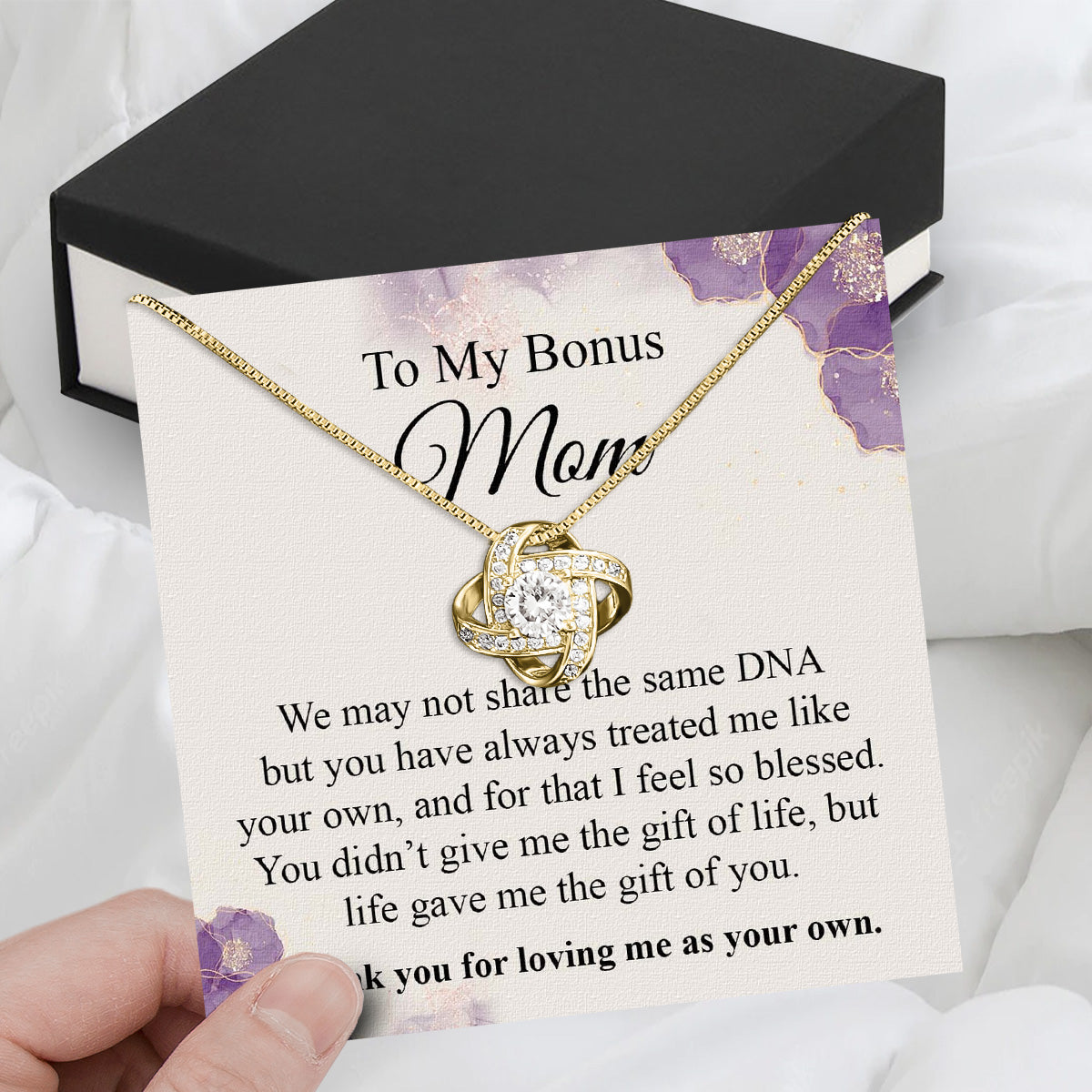 Bonus Mom Necklace: Honor the Heart That Chose You