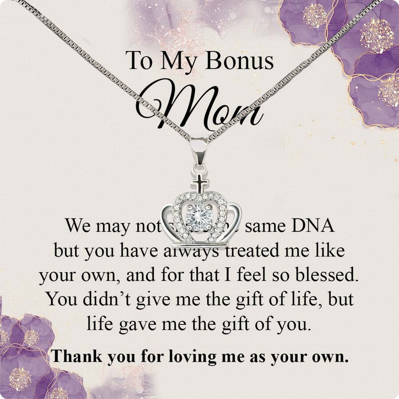 Bonus Mom Necklace: Honor the Heart That Chose You