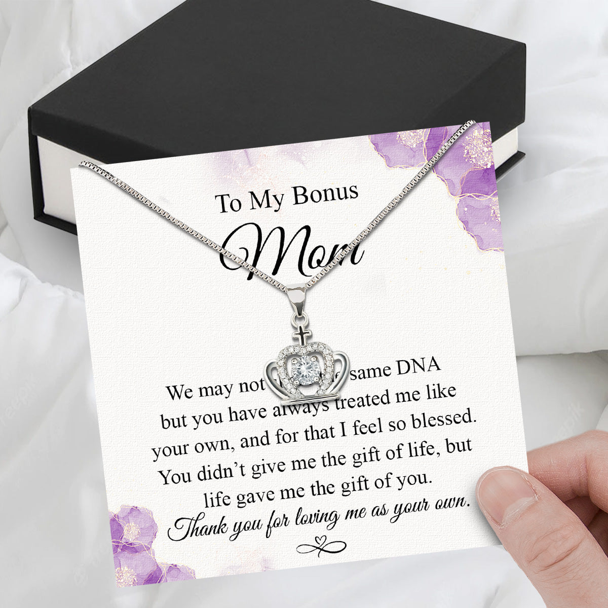 Bonus Mom Necklace: Honor the Heart That Chose You