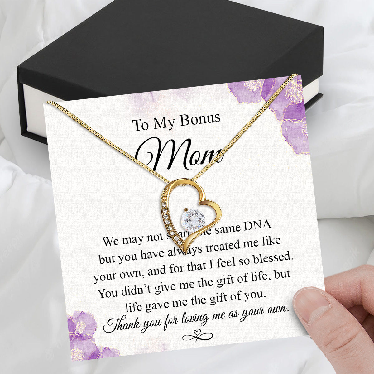 Bonus Mom Necklace: Honor the Heart That Chose You