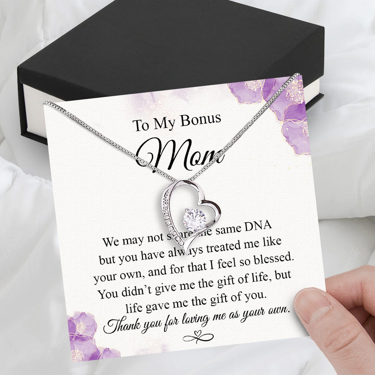 Bonus Mom Necklace: Honor the Heart That Chose You