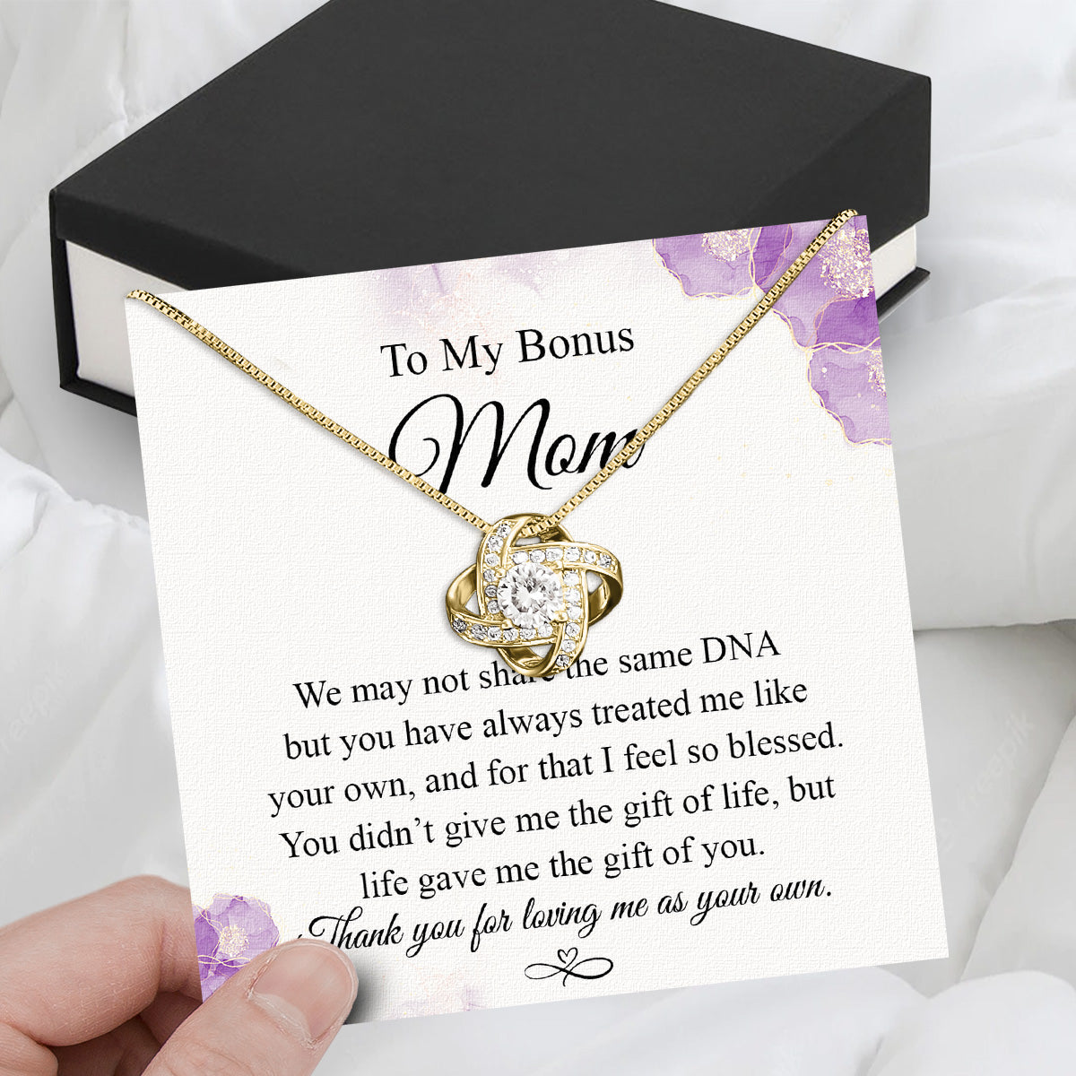 Bonus Mom Necklace: Honor the Heart That Chose You