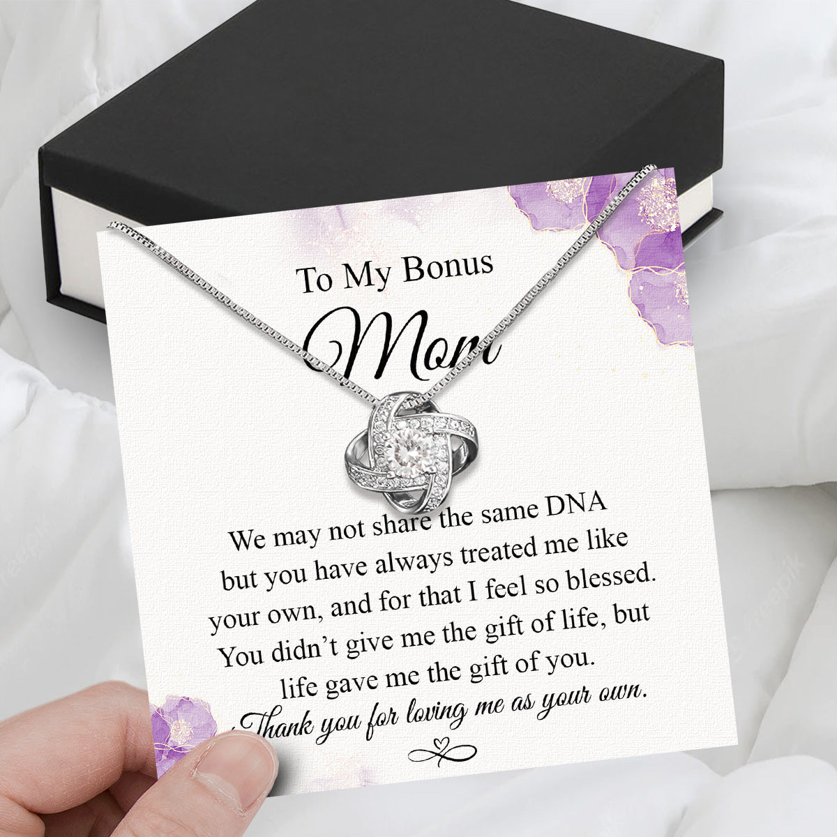 Bonus Mom Necklace: Honor the Heart That Chose You