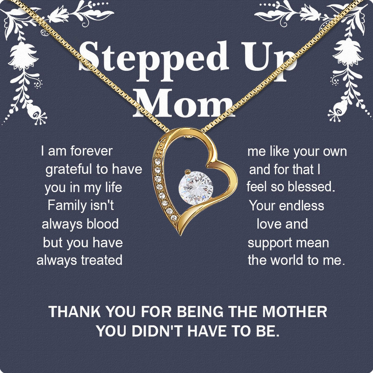 Bonus Mom Necklace: Honor the Heart That Chose You