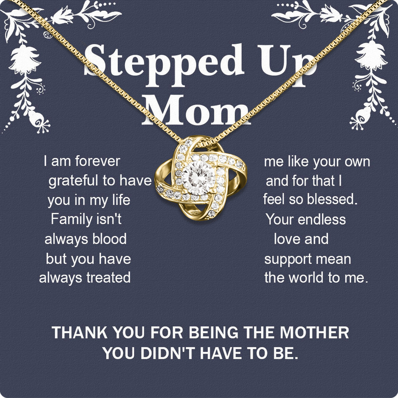 Bonus Mom Necklace: Honor the Heart That Chose You