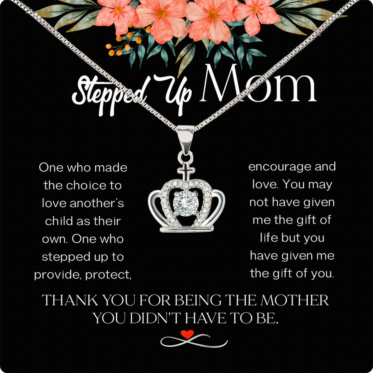 Bonus Mom Necklace: Honor the Heart That Chose You