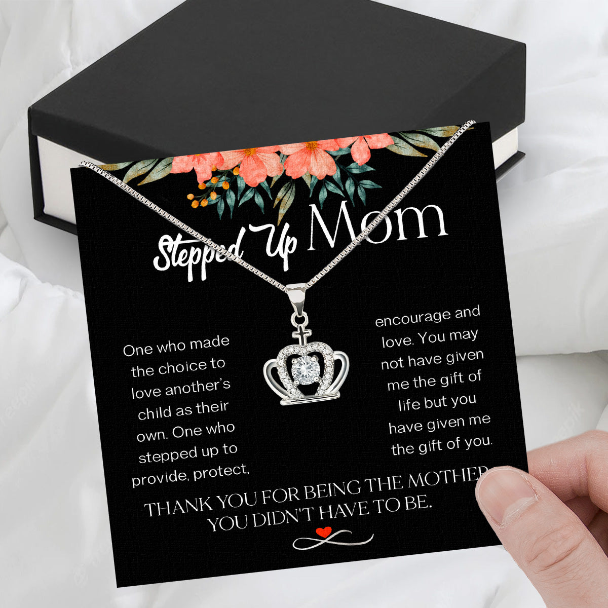 Bonus Mom Necklace: Honor the Heart That Chose You