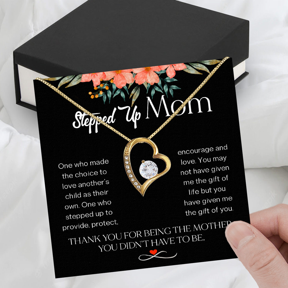 Bonus Mom Necklace: Honor the Heart That Chose You