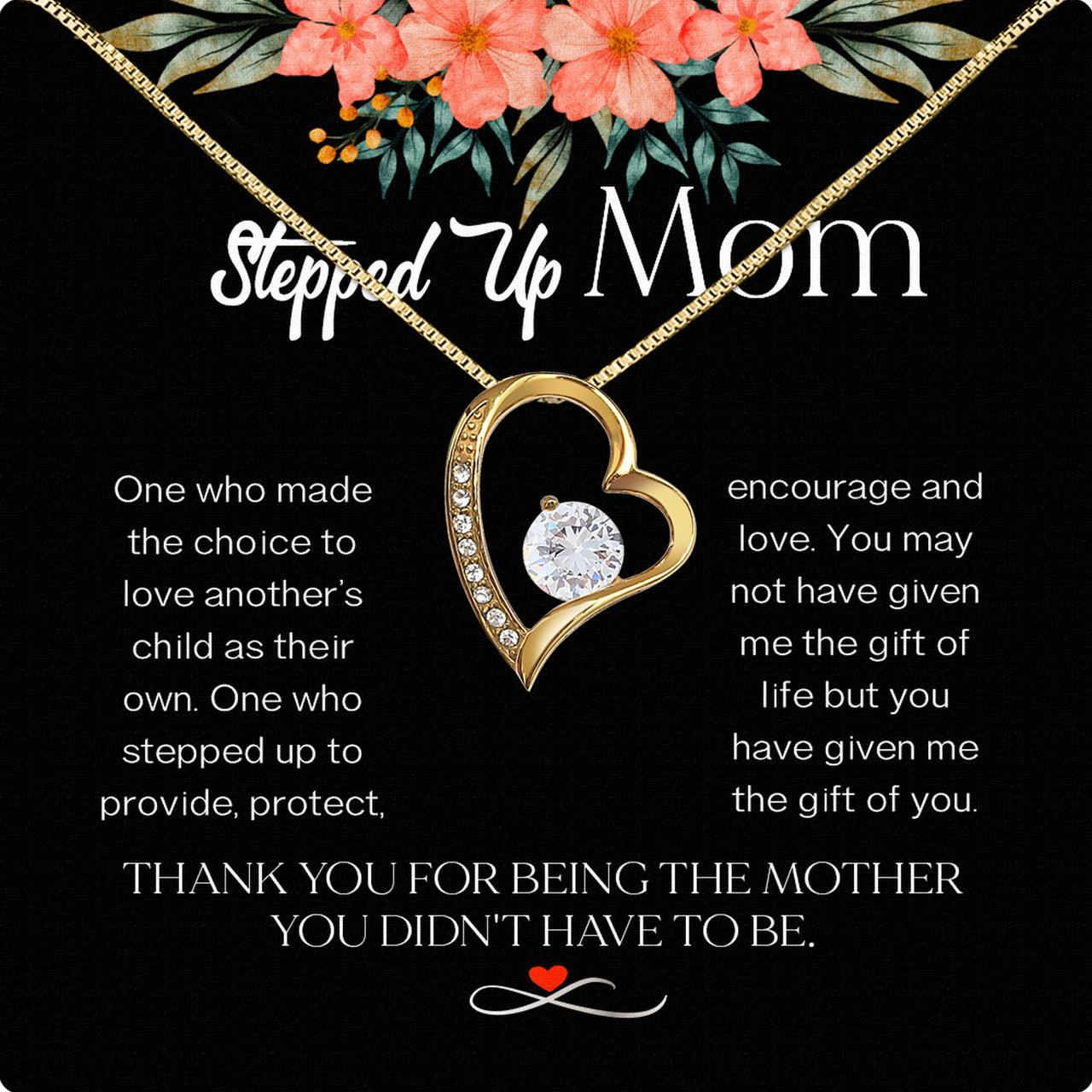 Bonus Mom Necklace: Honor the Heart That Chose You