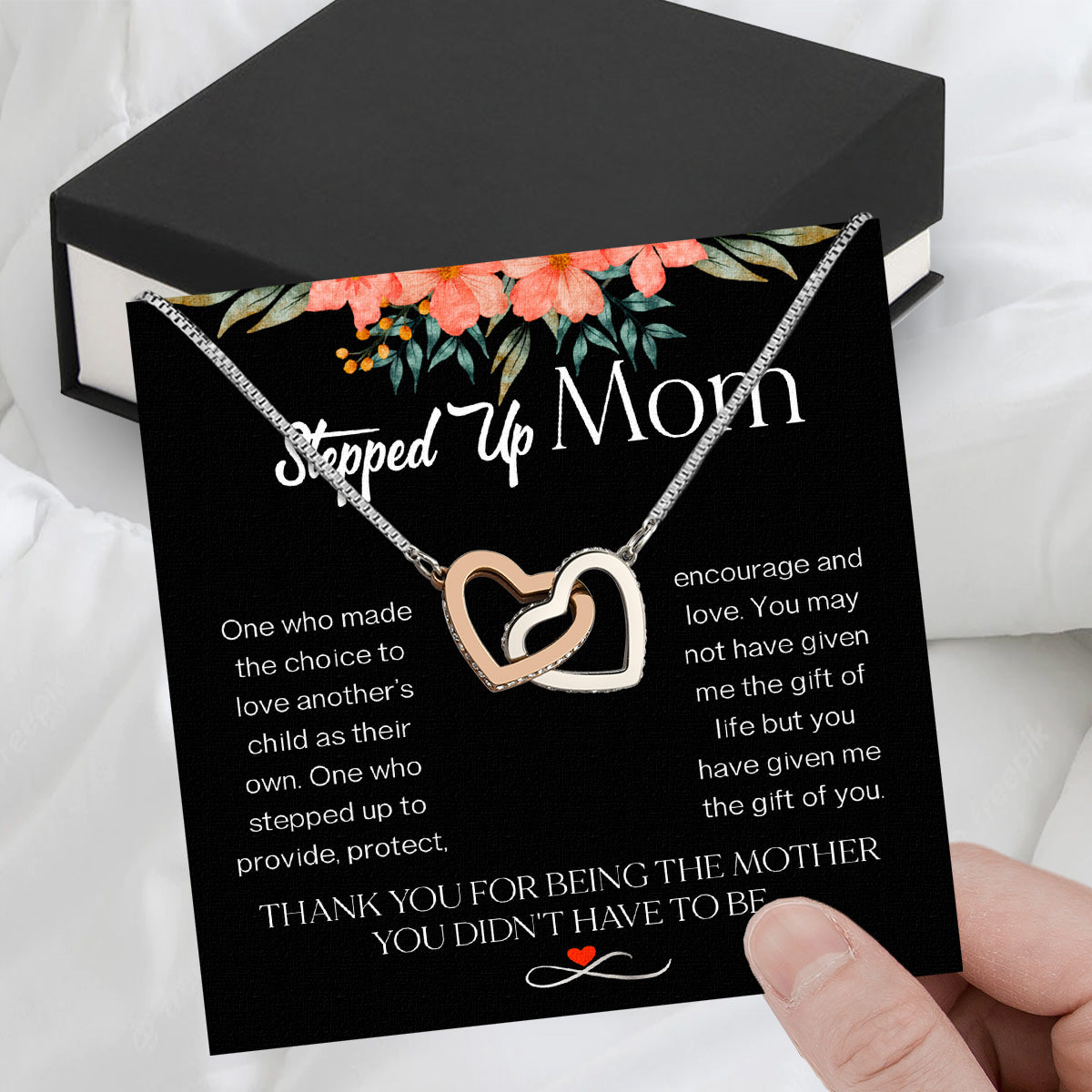 Bonus Mom Necklace: Honor the Heart That Chose You