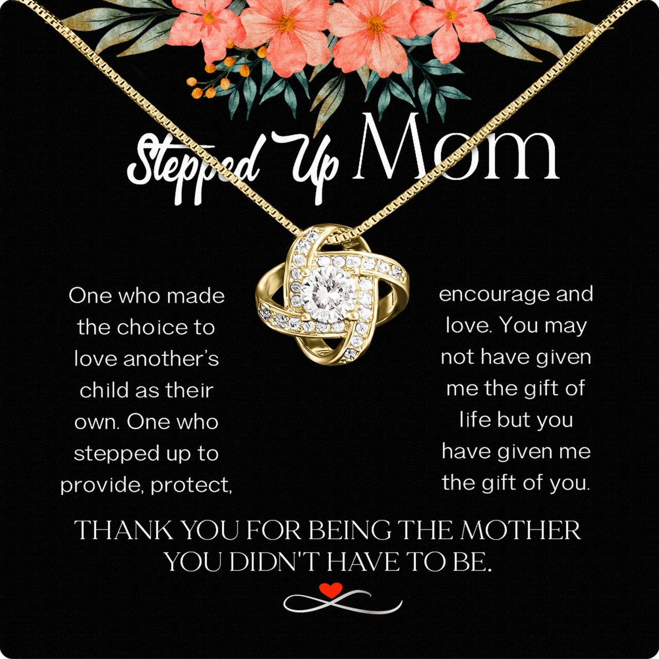 Bonus Mom Necklace: Honor the Heart That Chose You