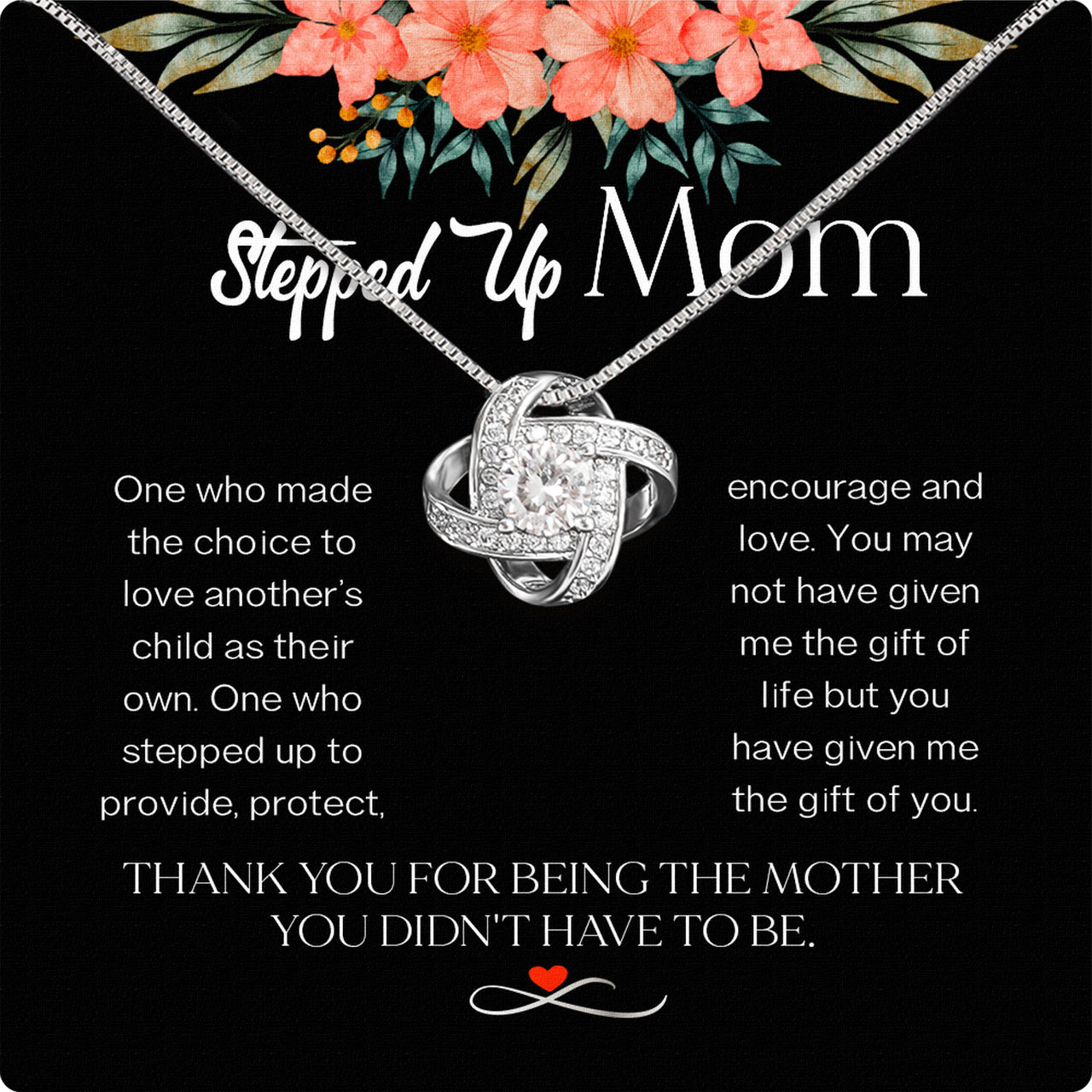 Bonus Mom Necklace: Honor the Heart That Chose You