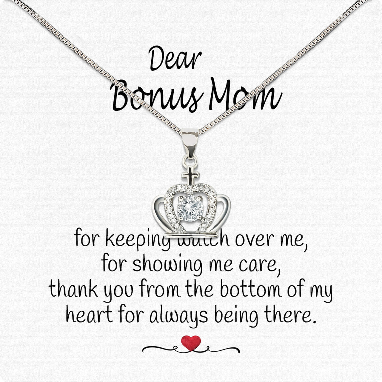 Bonus Mom Necklace: Honor the Heart That Chose You