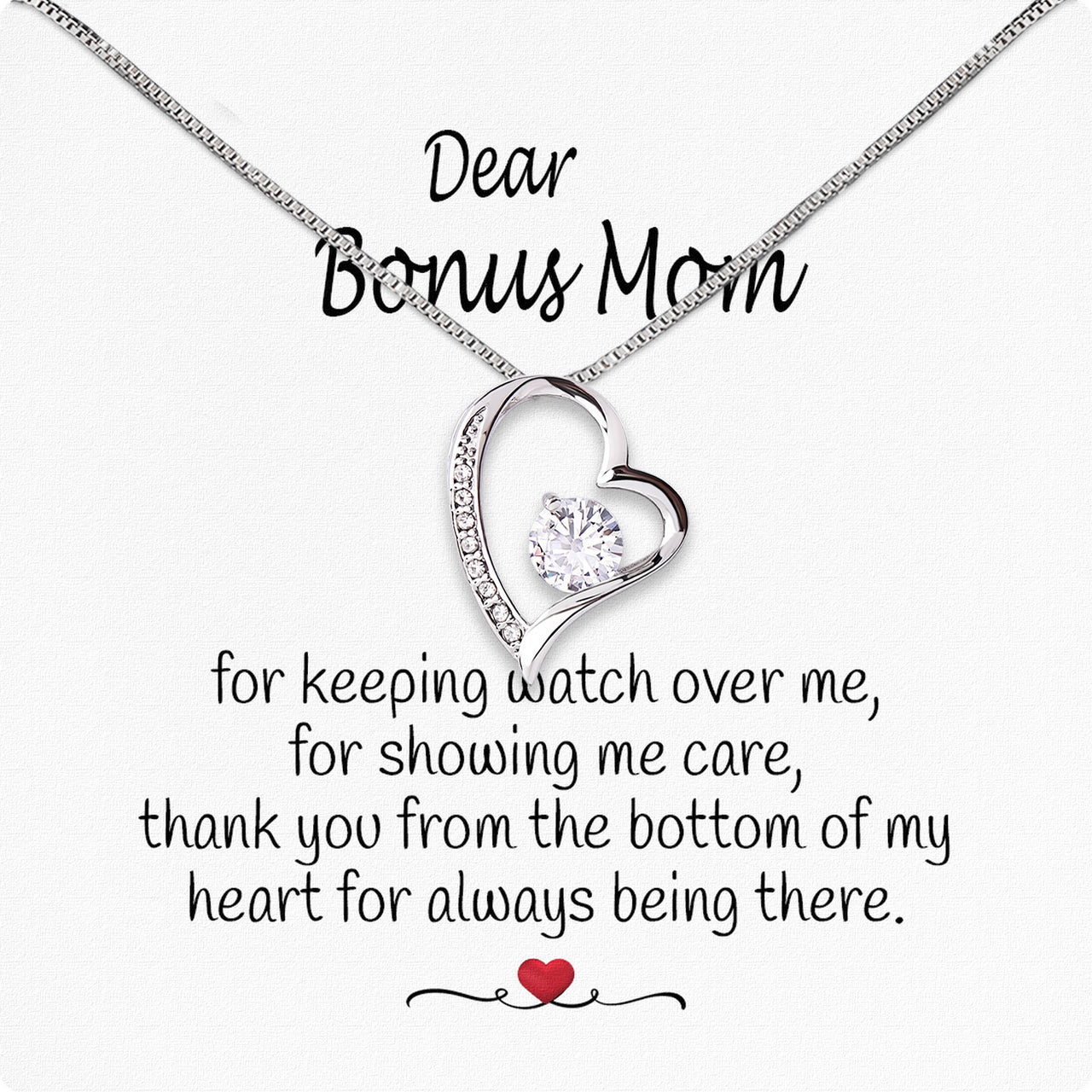 Bonus Mom Necklace: Honor the Heart That Chose You