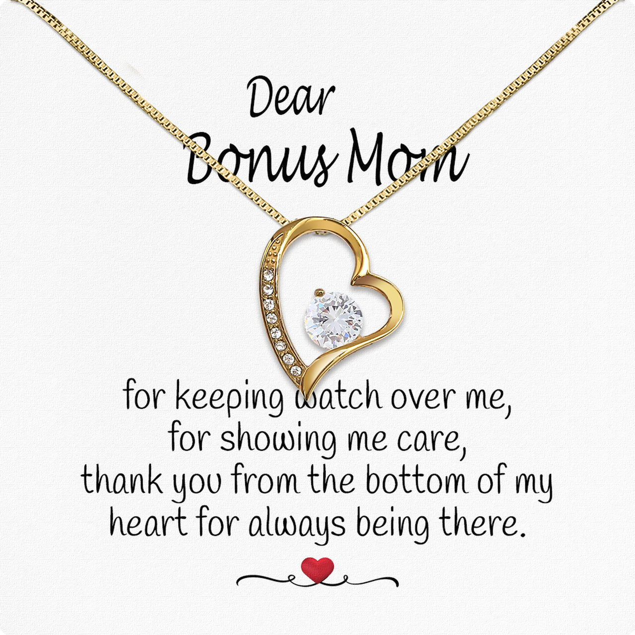 Bonus Mom Necklace: Honor the Heart That Chose You