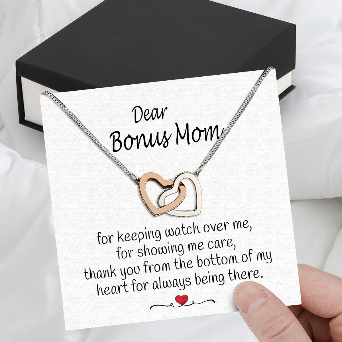 Bonus Mom Necklace: Honor the Heart That Chose You