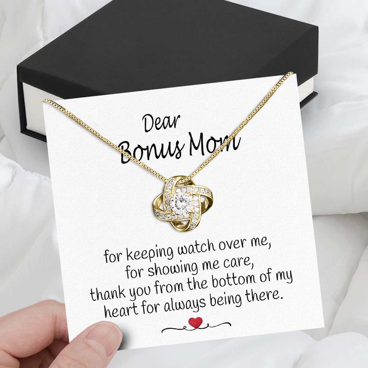 Bonus Mom Necklace: Honor the Heart That Chose You