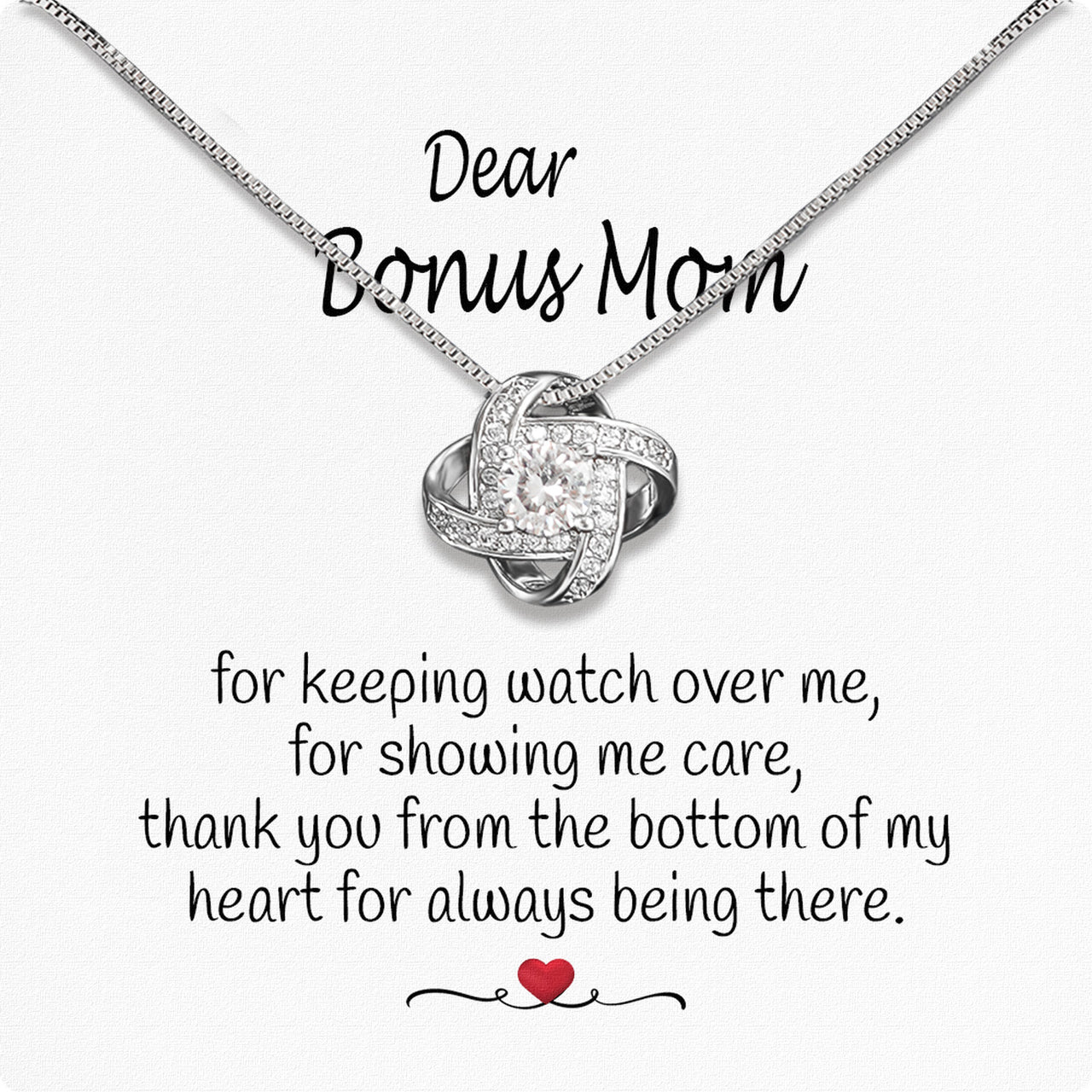 Bonus Mom Necklace: Honor the Heart That Chose You