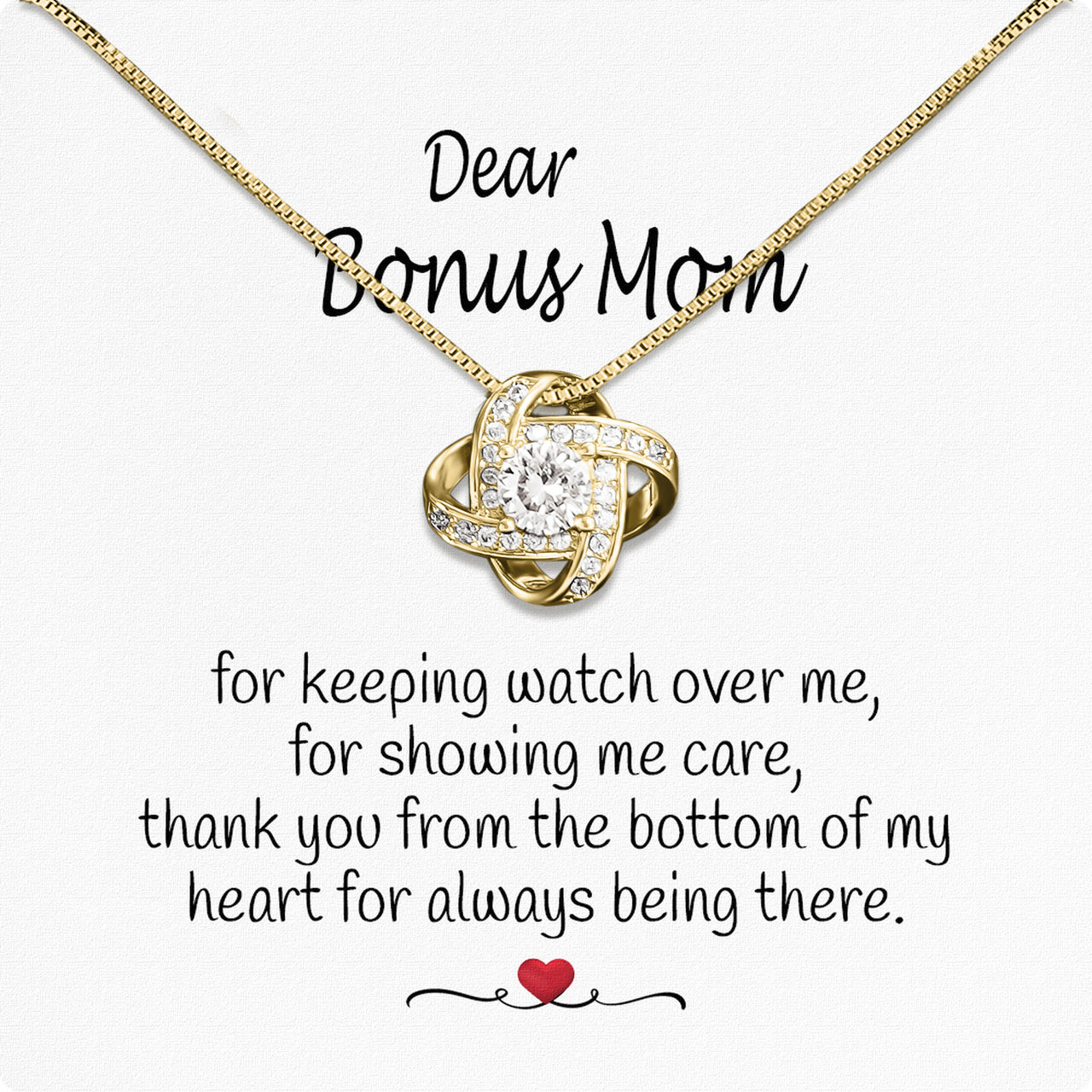 Bonus Mom Necklace: Honor the Heart That Chose You