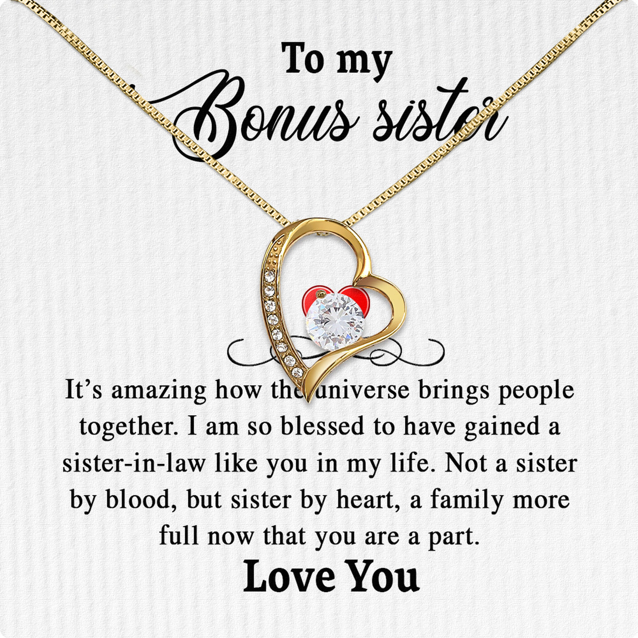 Bonus Mom Necklace: A Heartfelt Gesture from Daughter or Son