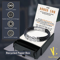 Thumbnail for Bracelet Necklace Gifts For Bonus Son With Personalized Message Card Necklace