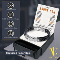 Thumbnail for Bracelet Necklace Gifts For Bonus Son With Personalized Message Card Necklace