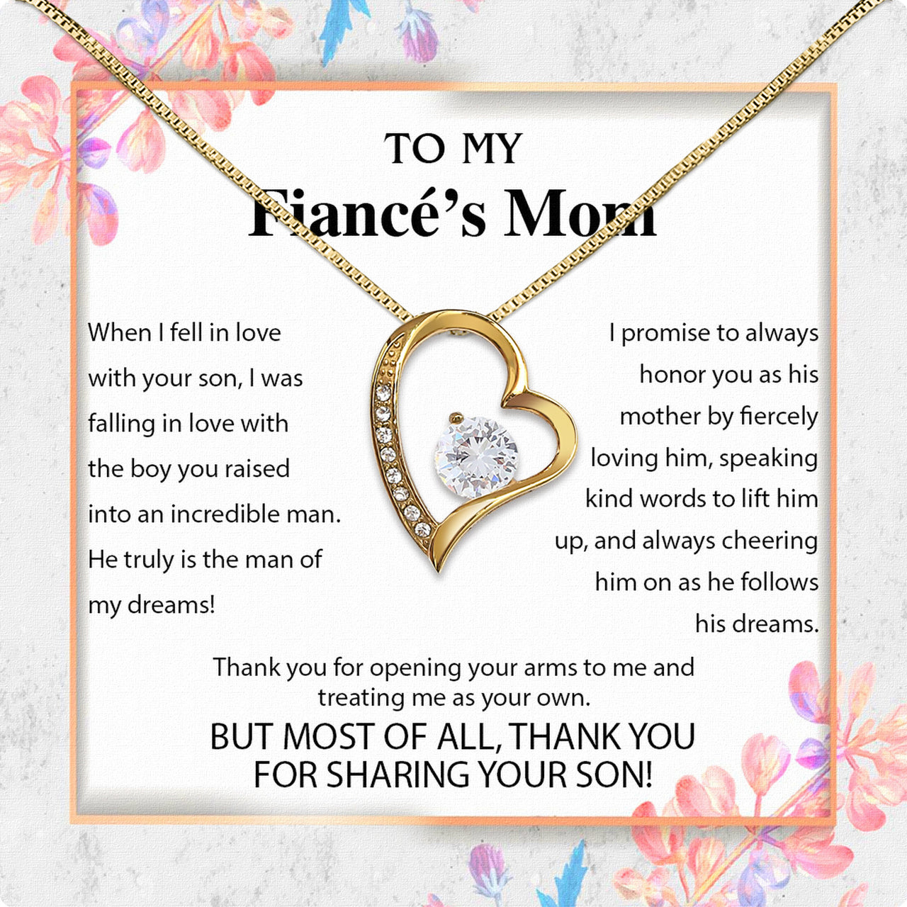 Boyfriend's Mom Necklace: A Heartfelt Gift for the Woman Who Raised Him