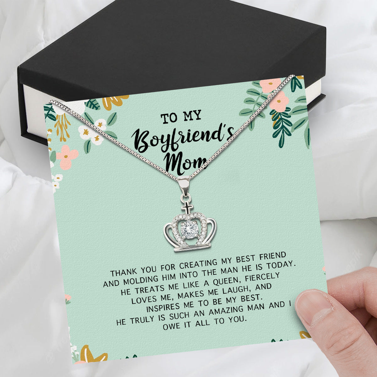 Boyfriend’s Mom Necklace: A Heartfelt Gift for the Woman Who Raised Him